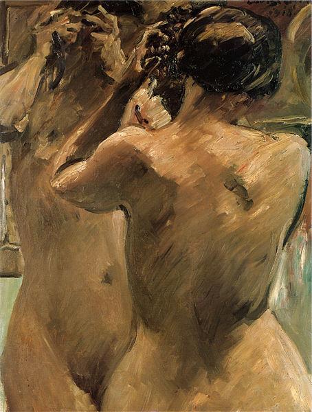 Lovis Corinth Madchen vor dem Spiegel oil painting image